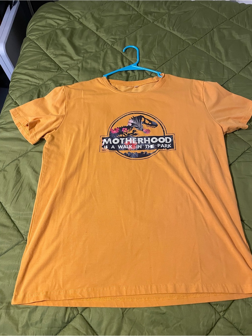 Motherhood Graphic Orange Tee
